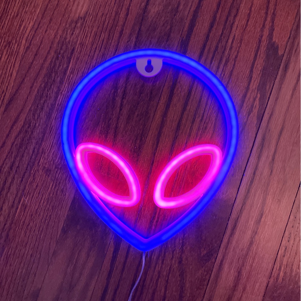 Alien LED sign